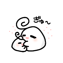 [LINEスタンプ] もっちもちーず！冬のもち