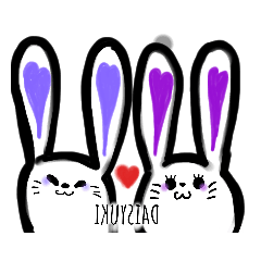 [LINEスタンプ] うさみみスタンプ