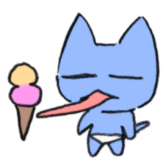 [LINEスタンプ] ネコとパンツ