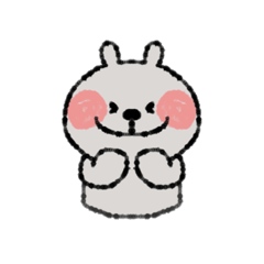[LINEスタンプ] はいいろくまさん