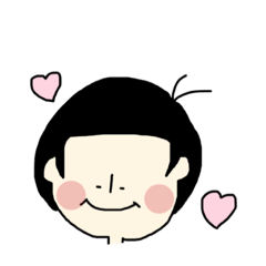 [LINEスタンプ] ピンクのほっぺちゃん