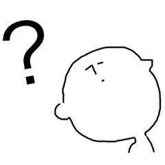 [LINEスタンプ] 線が細い人