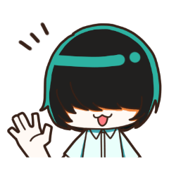 [LINEスタンプ] 目隠れ前髪男の子