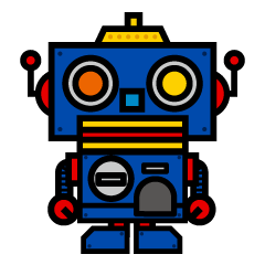 [LINEスタンプ] ビデオゲームミュージアムロボット fetchpriority=high