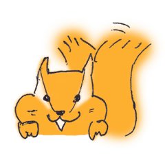 [LINEスタンプ] 手描きリススタンプ（文字なし）