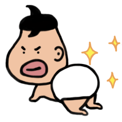 [LINEスタンプ] プリティな暴君ボウノくん