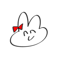 [LINEスタンプ] 適当に書いたうさぎ3