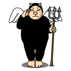 [LINEスタンプ] 堕天使 1