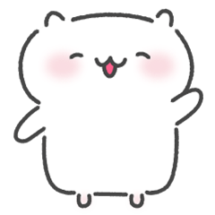 [LINEスタンプ] もふもふはむちゃん