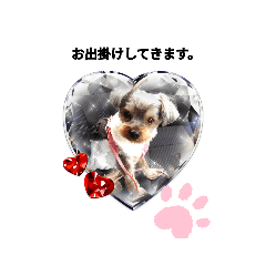 [LINEスタンプ] ヨーキーめいちゃんの何となくの一言