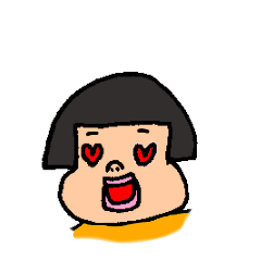 [LINEスタンプ] ちゃん かお②