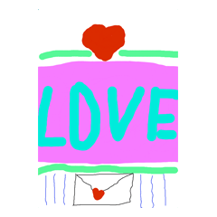 [LINEスタンプ] こどもがかいた絵のすたんぷ2
