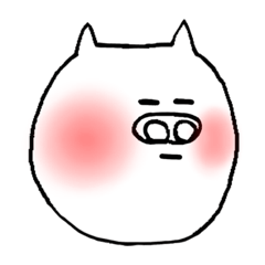 [LINEスタンプ] ほっぺた赤いぶたちゃんたち