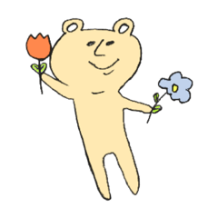 [LINEスタンプ] ぼのぼのくま子