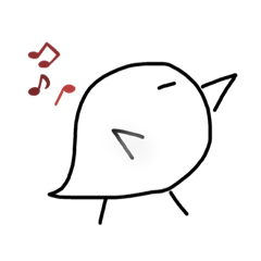 [LINEスタンプ] 目が棒 