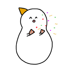 [LINEスタンプ] 可愛い餅 
