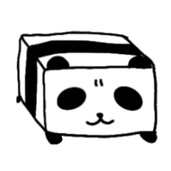 [LINEスタンプ] 手も足も出ないパンダ 