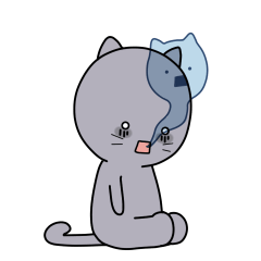 [LINEスタンプ] 尻が重い猫