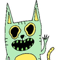 [LINEスタンプ] 聖なる呪われた死の獣畜たち 