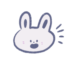 [LINEスタンプ] ゆるかわスタンプ(うさぎを添えて) 