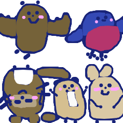 [LINEスタンプ] なぞのどうぶつたちのスタンプ fetchpriority=high