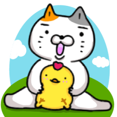 [LINEスタンプ] にゃんとかなるさ 