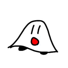 [LINEスタンプ] 見やすくなったよ！おばけさんです