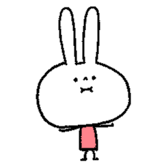 [LINEスタンプ] はらたつうさぎんぬ。