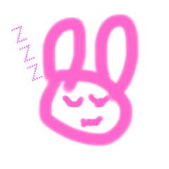 [LINEスタンプ] うさぎ ぴょん