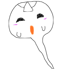[LINEスタンプ] 可愛いおばけの生活