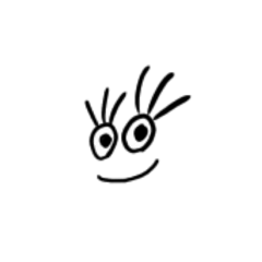 [LINEスタンプ] おメメで意思表示。
