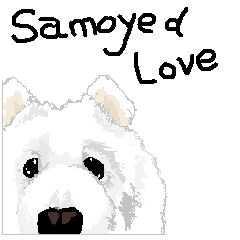 [LINEスタンプ] SAMOYED LOVE 3