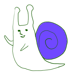 [LINEスタンプ] どうやらカタツムリのようだ