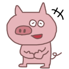 [LINEスタンプ] 豚の日常スタンプ