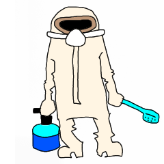 [LINEスタンプ] ウイルススーツスタンプ