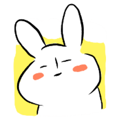 [LINEスタンプ] ひきこもごもうさぎ 