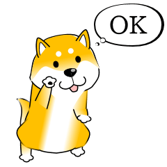 [LINEスタンプ] 激しく尻尾をふる柴犬 ほのぼの篇