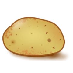[LINEスタンプ] ジャガイモだけ