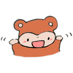 [LINEスタンプ] おさるのもんちゃん①