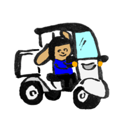 [LINEスタンプ] はたらくイヌさん