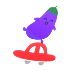 [LINEスタンプ] ナス☆ナス