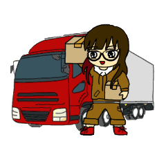 [LINEスタンプ] トラガールたまちゃん