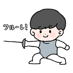 [LINEスタンプ] リトルフェンサーズ