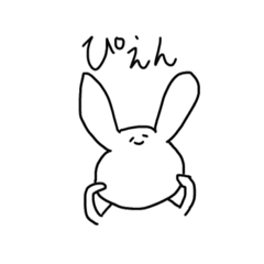 [LINEスタンプ] エレクトリックカオスミサイルうさぎ