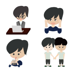 [LINEスタンプ] 女の子の日常スタンプ1