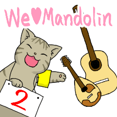[LINEスタンプ] We love Mandolin 2の画像（メイン）