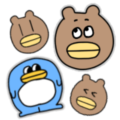 [LINEスタンプ] 他人に厳しく自分に甘いクマ