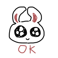 [LINEスタンプ] かわいいうさぎ(*´˘`*)♡