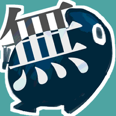 [LINEスタンプ] 虚ろな目をしたカラスのスタンプ(一部脳) 