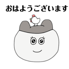 [LINEスタンプ] 帽子猫のネネコ